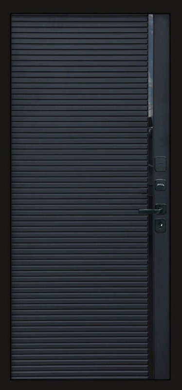 Товар Дверь Термо-Доор Лучи black(черная фуринтура) (квартира) DIS007543