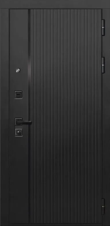 Дверь ДвериПРО Л-45 ФЛ-659 (12мм, Нуссбаум+черная патина винорит) DPRO227793